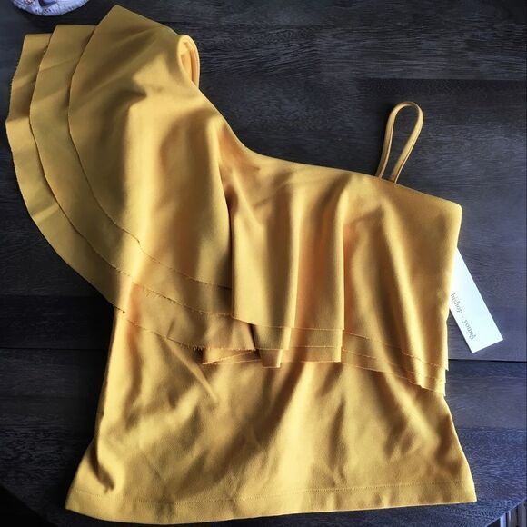 Bishop and Young Off The Shoulder Ruffle Top - Picture 2 of 6